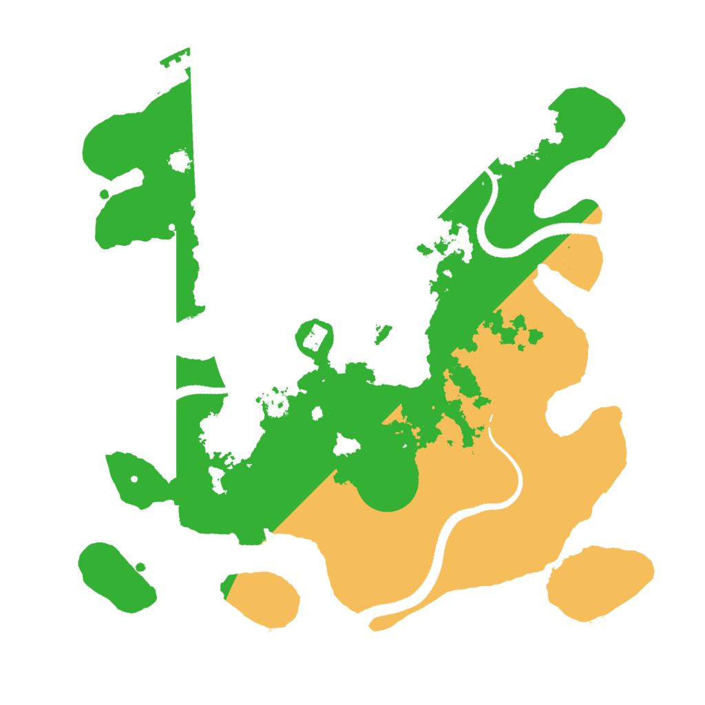 Biome Rust Map: Procedural Map, Size: 3000, Seed: 2074530694