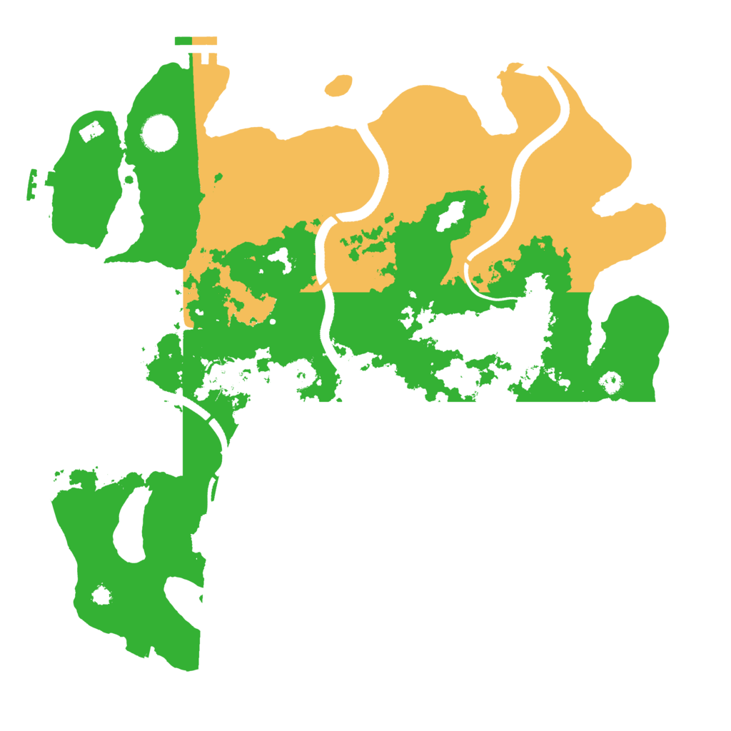 Biome Rust Map: Procedural Map, Size: 3500, Seed: 1239285945