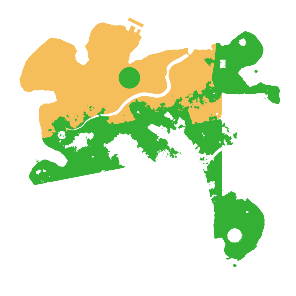 Biome Rust Map: Procedural Map, Size: 3650, Seed: 1816027392