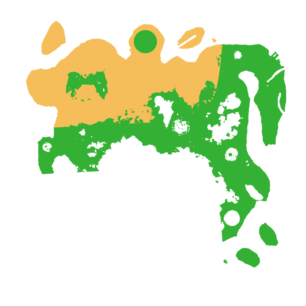 Biome Rust Map: Procedural Map, Size: 3500, Seed: 38250880