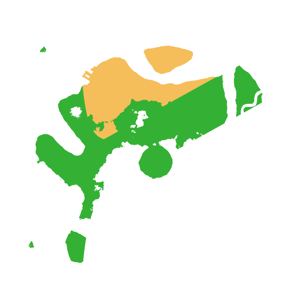 Biome Rust Map: Procedural Map, Size: 2500, Seed: 311017