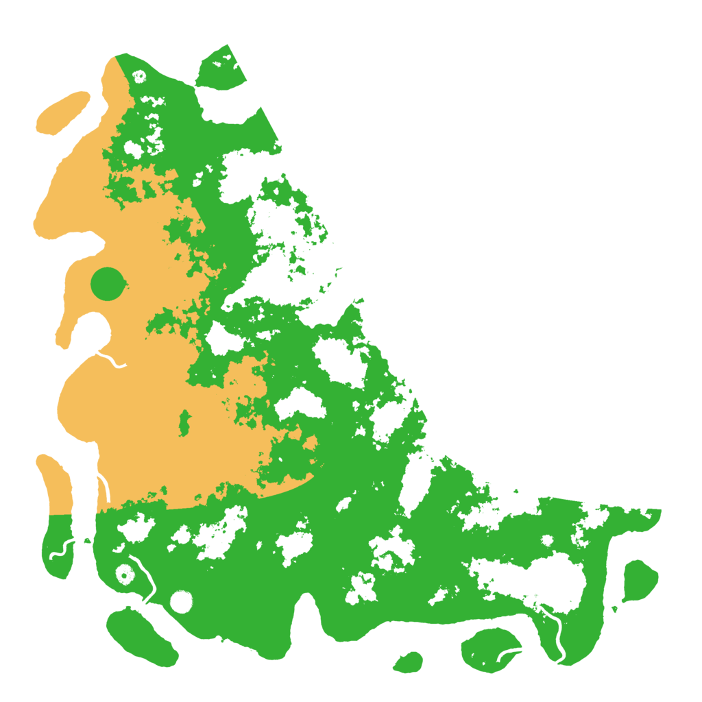 Biome Rust Map: Procedural Map, Size: 5500, Seed: 3516554