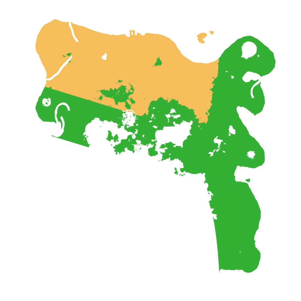 Biome Rust Map: Procedural Map, Size: 3500, Seed: 77408152