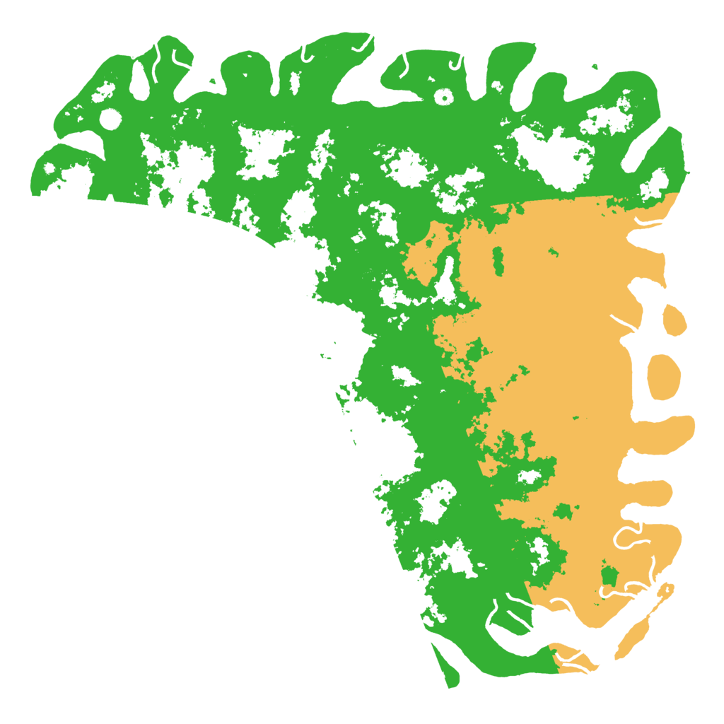 Biome Rust Map: Procedural Map, Size: 6000, Seed: 13744748