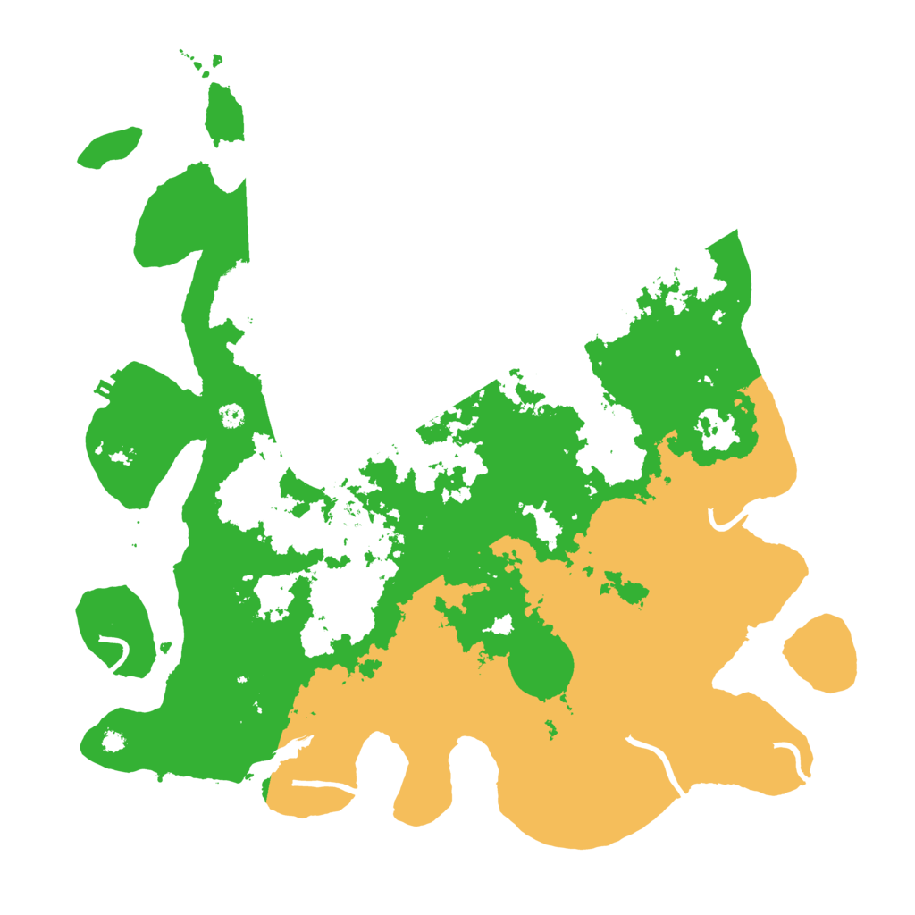 Biome Rust Map: Procedural Map, Size: 3800, Seed: 46648676