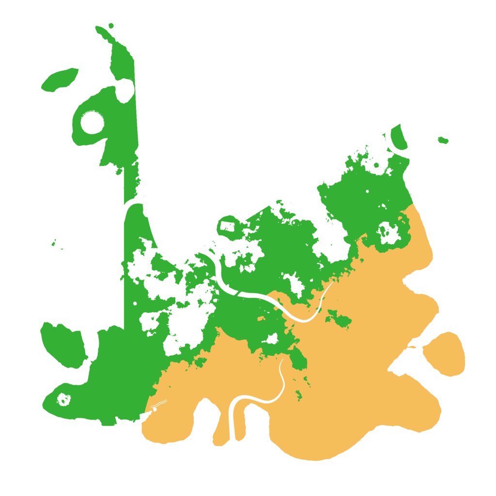 Biome Rust Map: Procedural Map, Size: 3800, Seed: 46648676