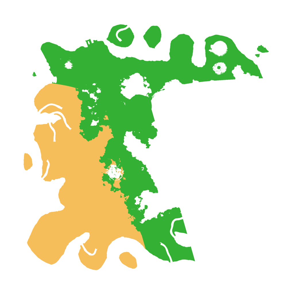 Biome Rust Map: Procedural Map, Size: 3500, Seed: 117502039