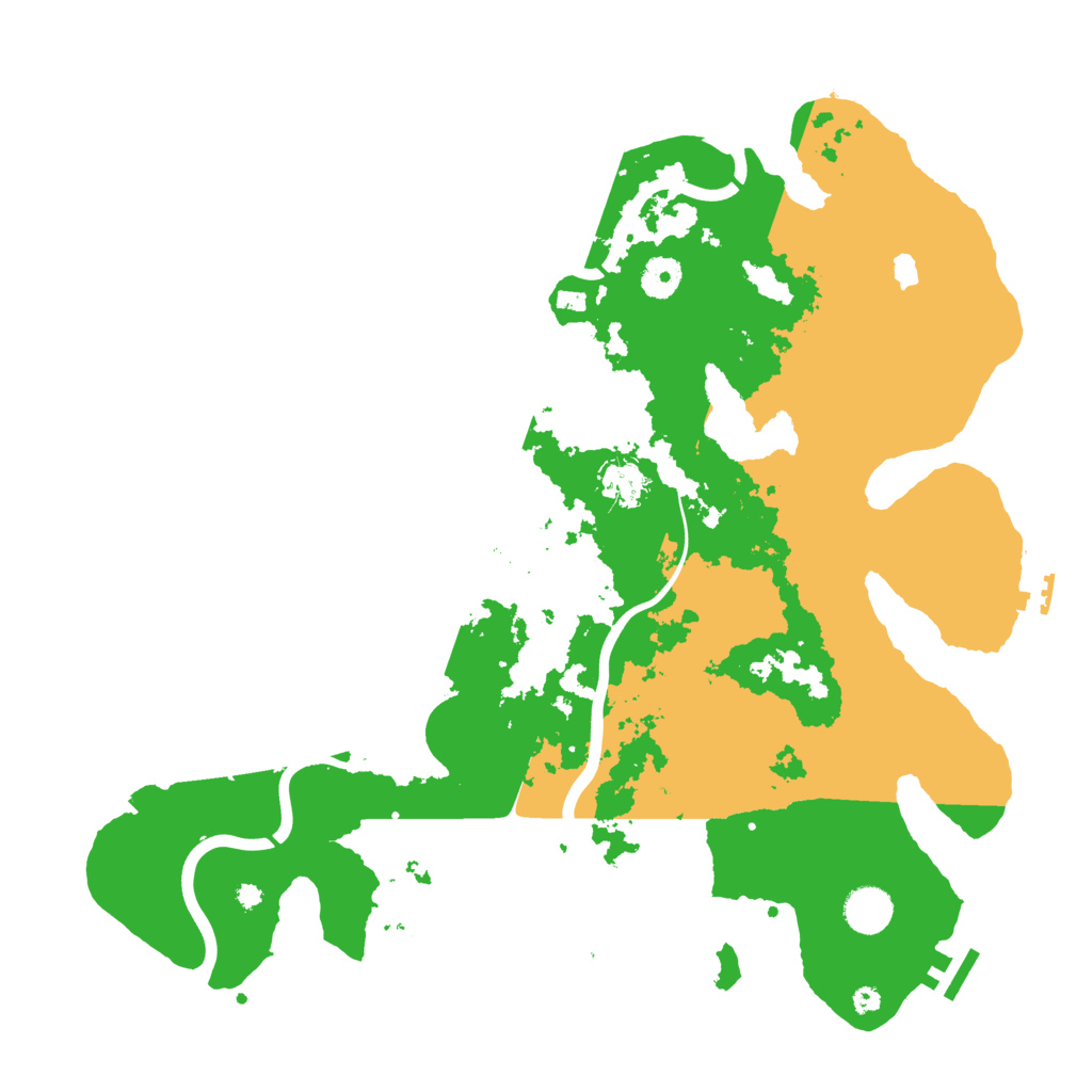 Biome Rust Map: Procedural Map, Size: 4000, Seed: 131231915