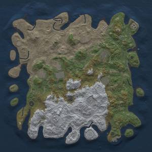 Thumbnail Rust Map: Procedural Map, Size: 4500, Seed: 783909104, 18 Monuments