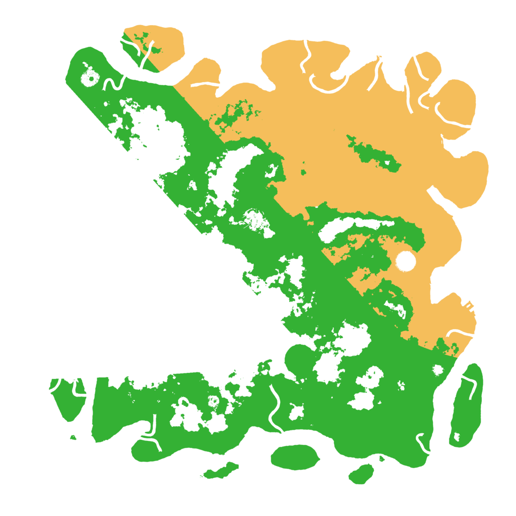 Biome Rust Map: Procedural Map, Size: 4500, Seed: 147574