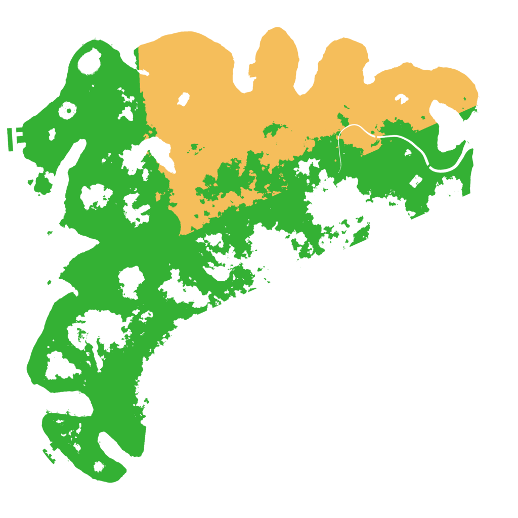 Biome Rust Map: Procedural Map, Size: 4500, Seed: 98468460