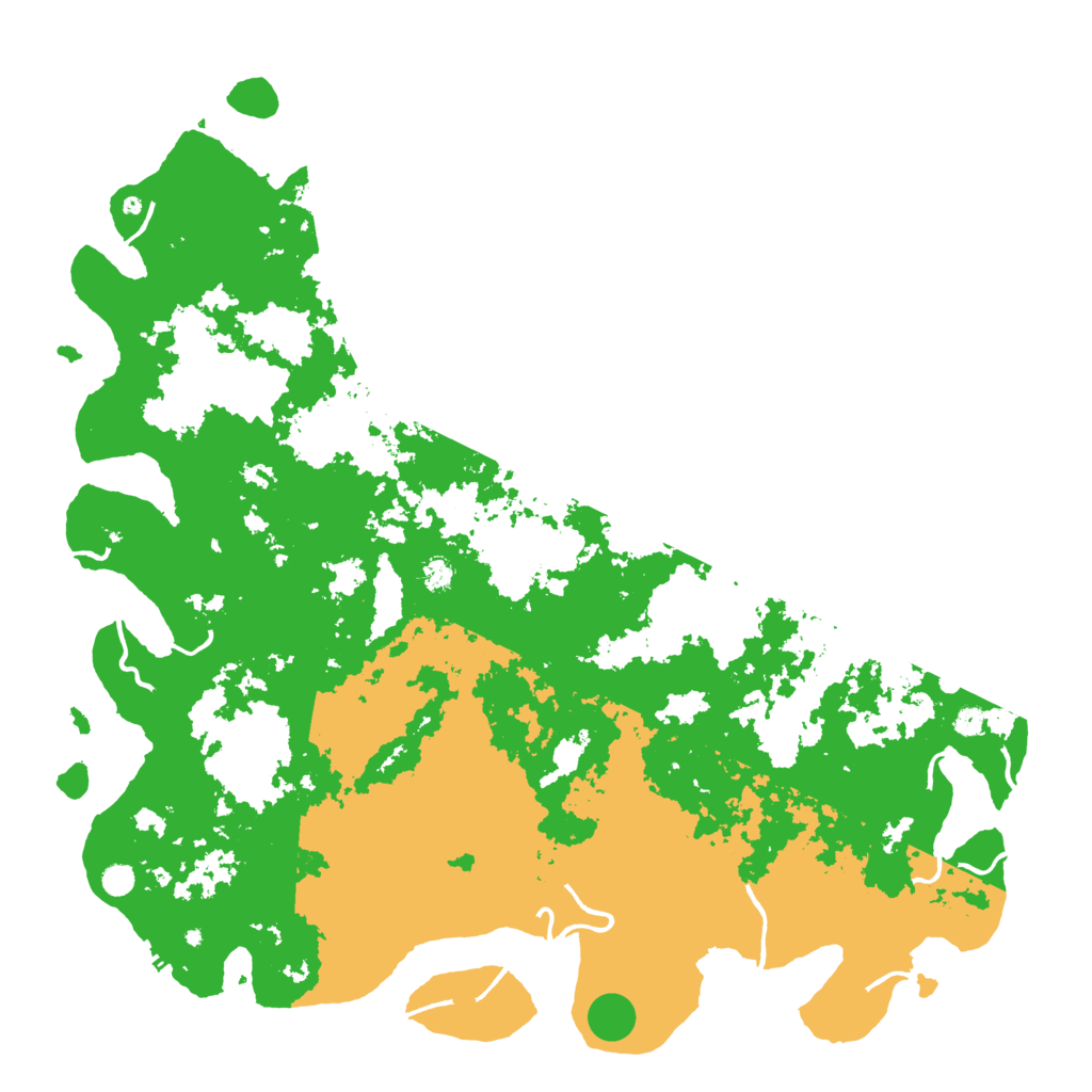 Biome Rust Map: Procedural Map, Size: 6000, Seed: 1940835389