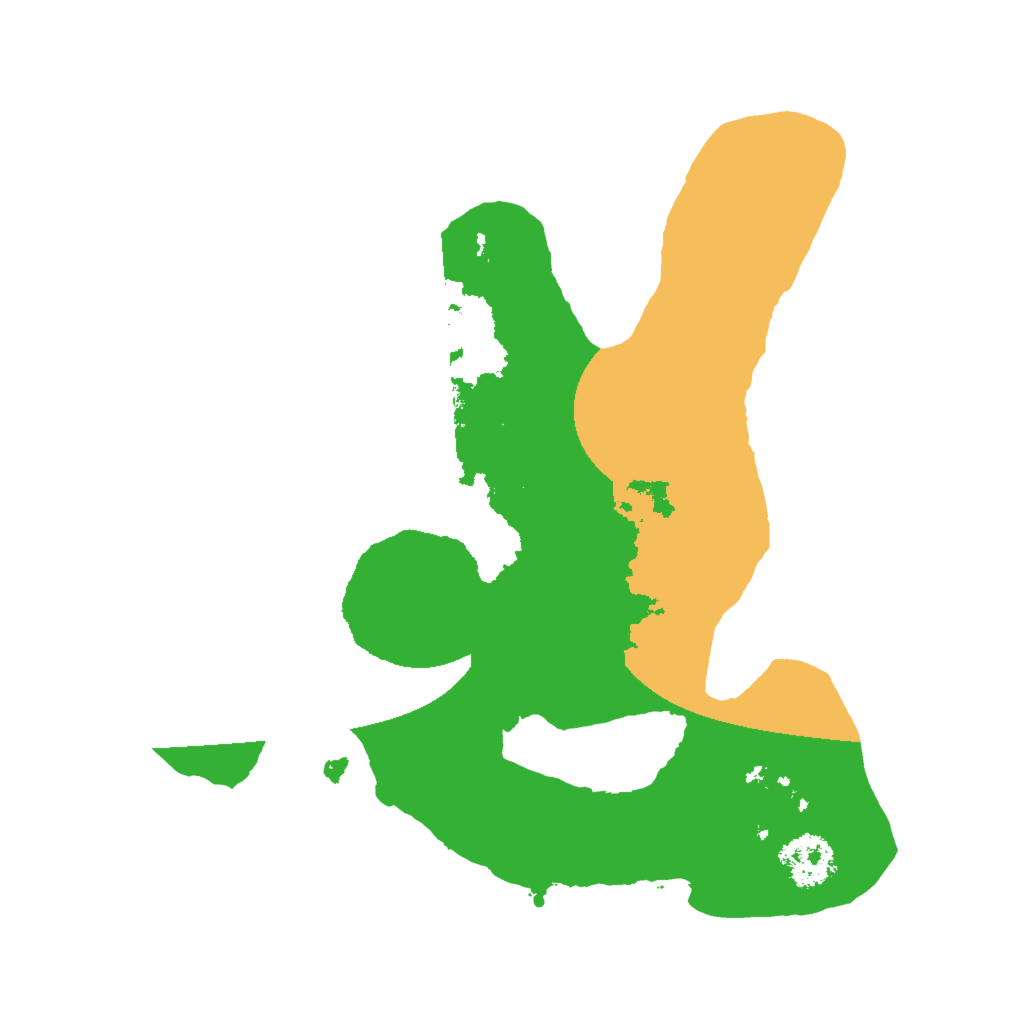 Biome Rust Map: Procedural Map, Size: 2000, Seed: 1100295694