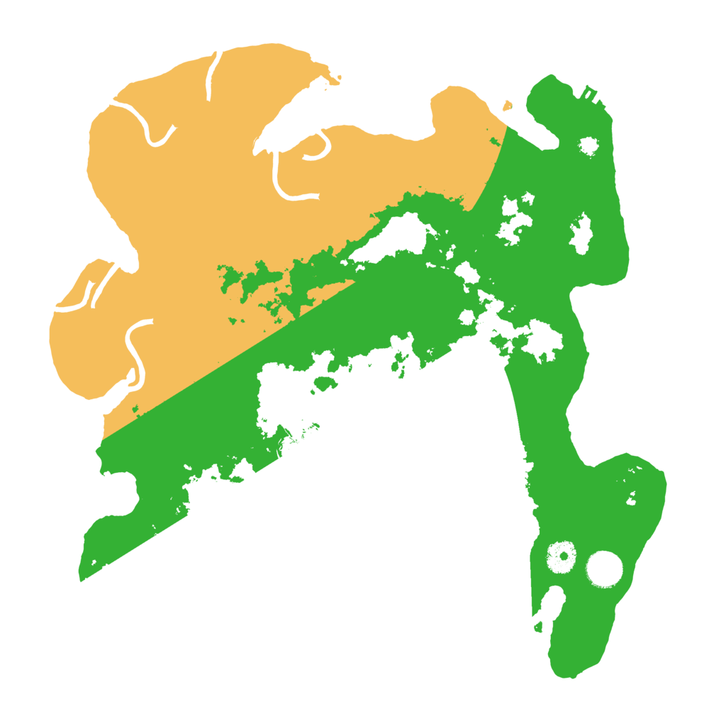Biome Rust Map: Procedural Map, Size: 3500, Seed: 61466480