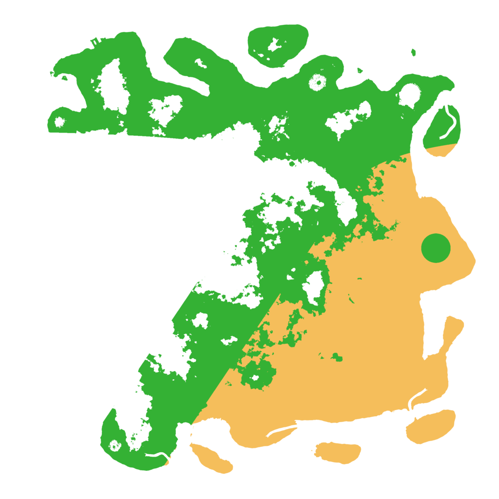 Biome Rust Map: Procedural Map, Size: 4500, Seed: 60366