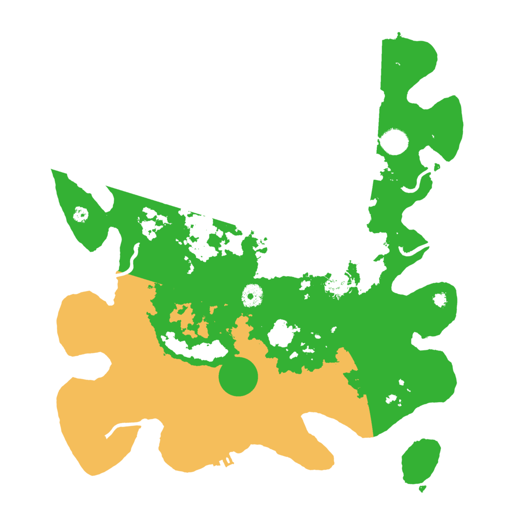 Biome Rust Map: Procedural Map, Size: 3500, Seed: 3675836