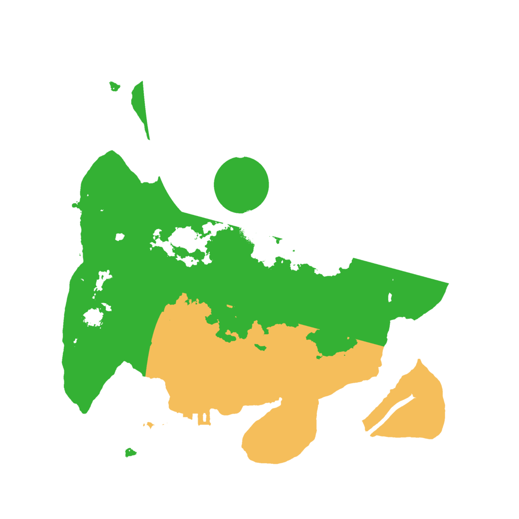 Biome Rust Map: Procedural Map, Size: 2500, Seed: 24860633