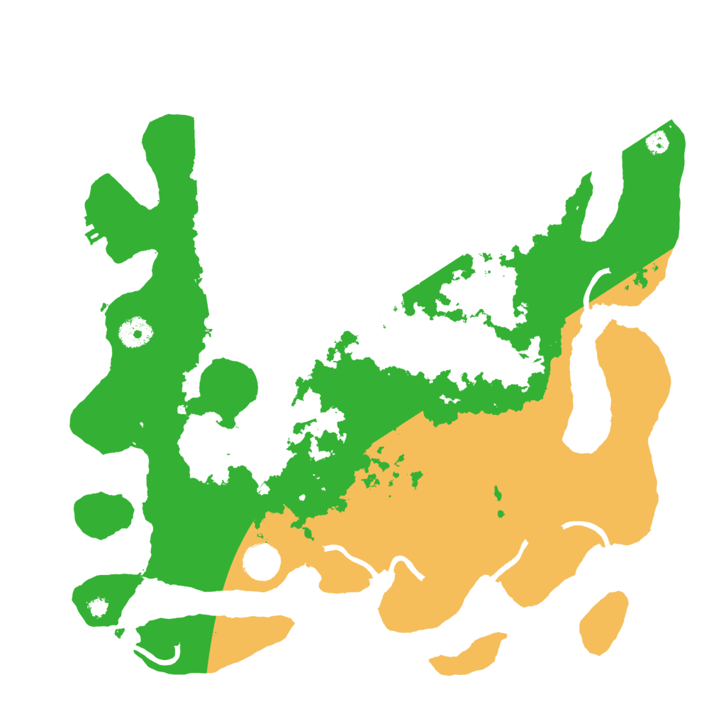 Biome Rust Map: Procedural Map, Size: 3500, Seed: 89684786
