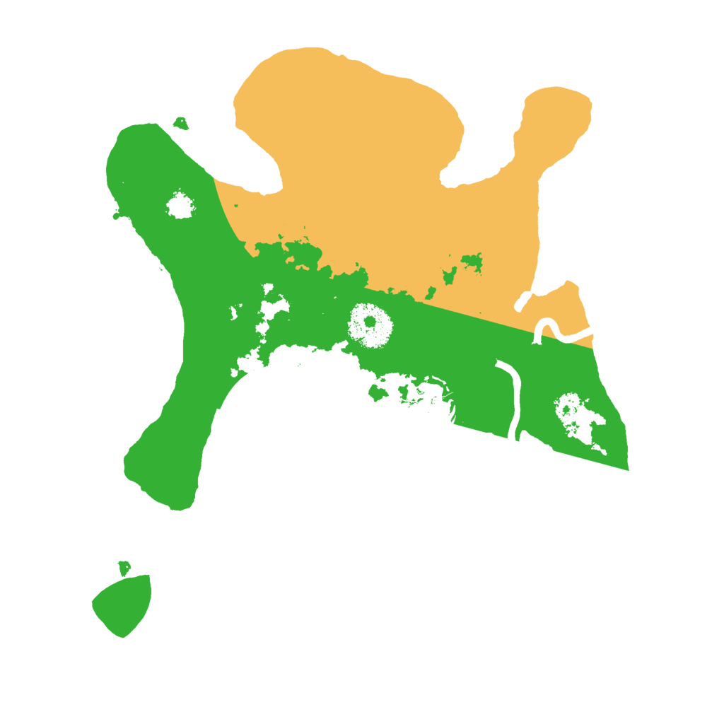 Biome Rust Map: Procedural Map, Size: 2500, Seed: 1445318256