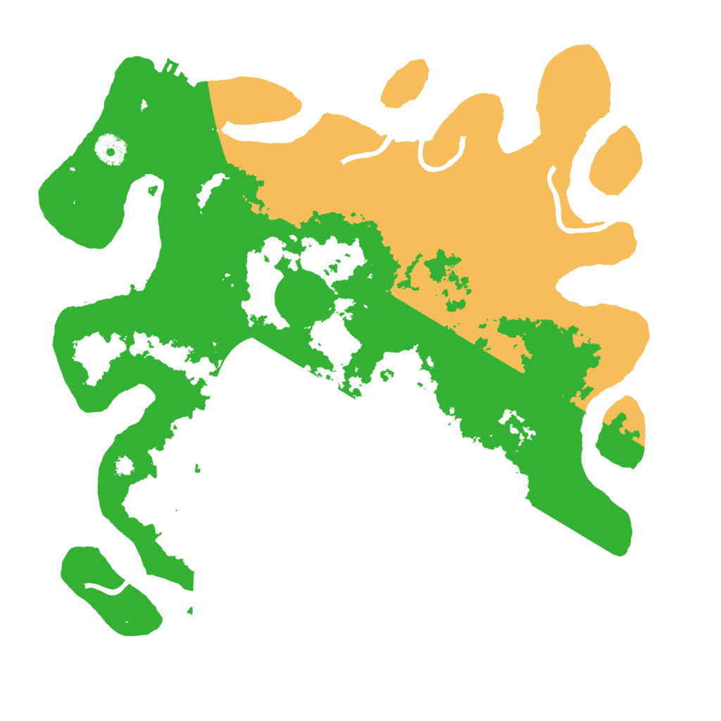 Biome Rust Map: Procedural Map, Size: 3500, Seed: 97755221