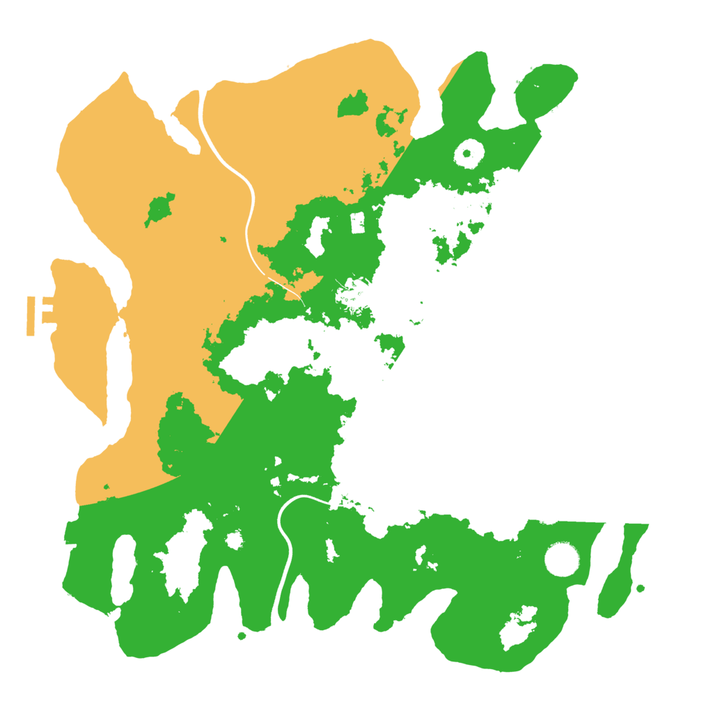 Biome Rust Map: Procedural Map, Size: 3650, Seed: 91901871