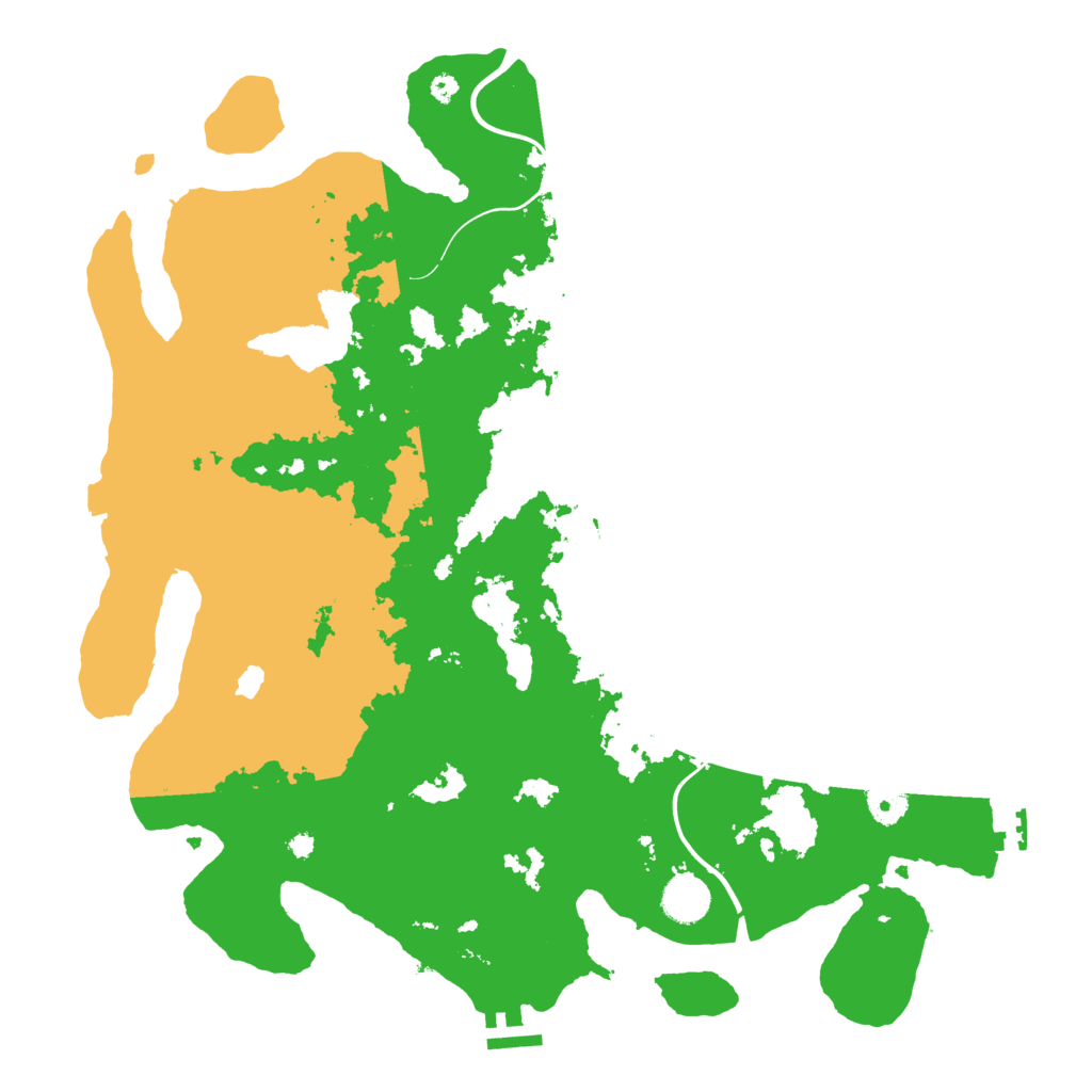 Biome Rust Map: Procedural Map, Size: 4000, Seed: 1465551922