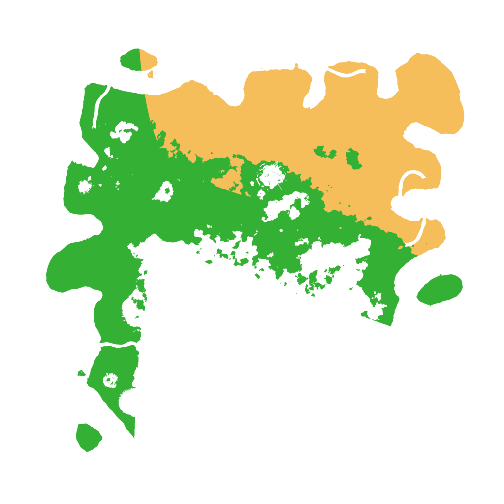 Biome Rust Map: Procedural Map, Size: 3500, Seed: 59656309