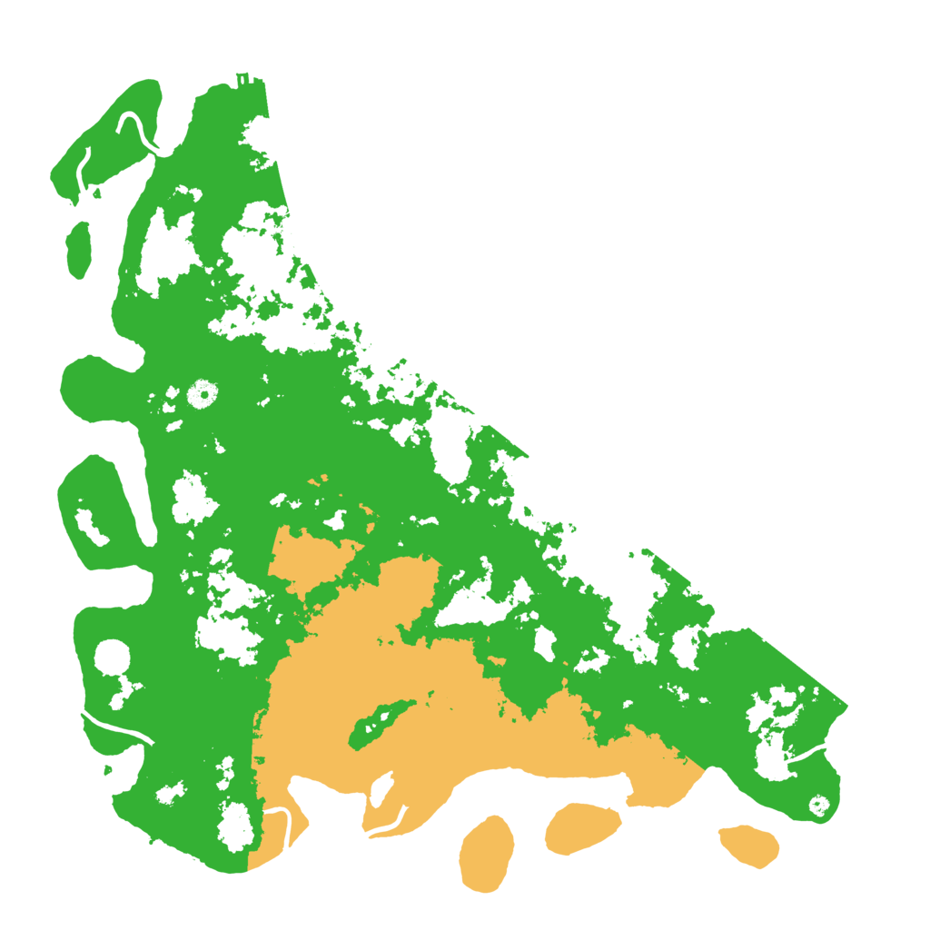 Biome Rust Map: Procedural Map, Size: 4800, Seed: 380294429