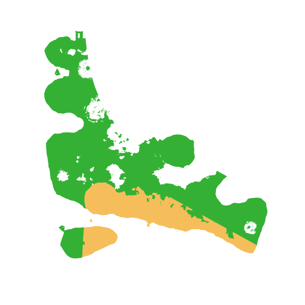 Biome Rust Map: Procedural Map, Size: 2500, Seed: 966369910