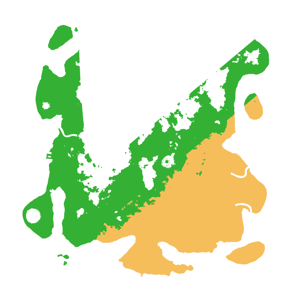 Biome Rust Map: Procedural Map, Size: 3600, Seed: 23565