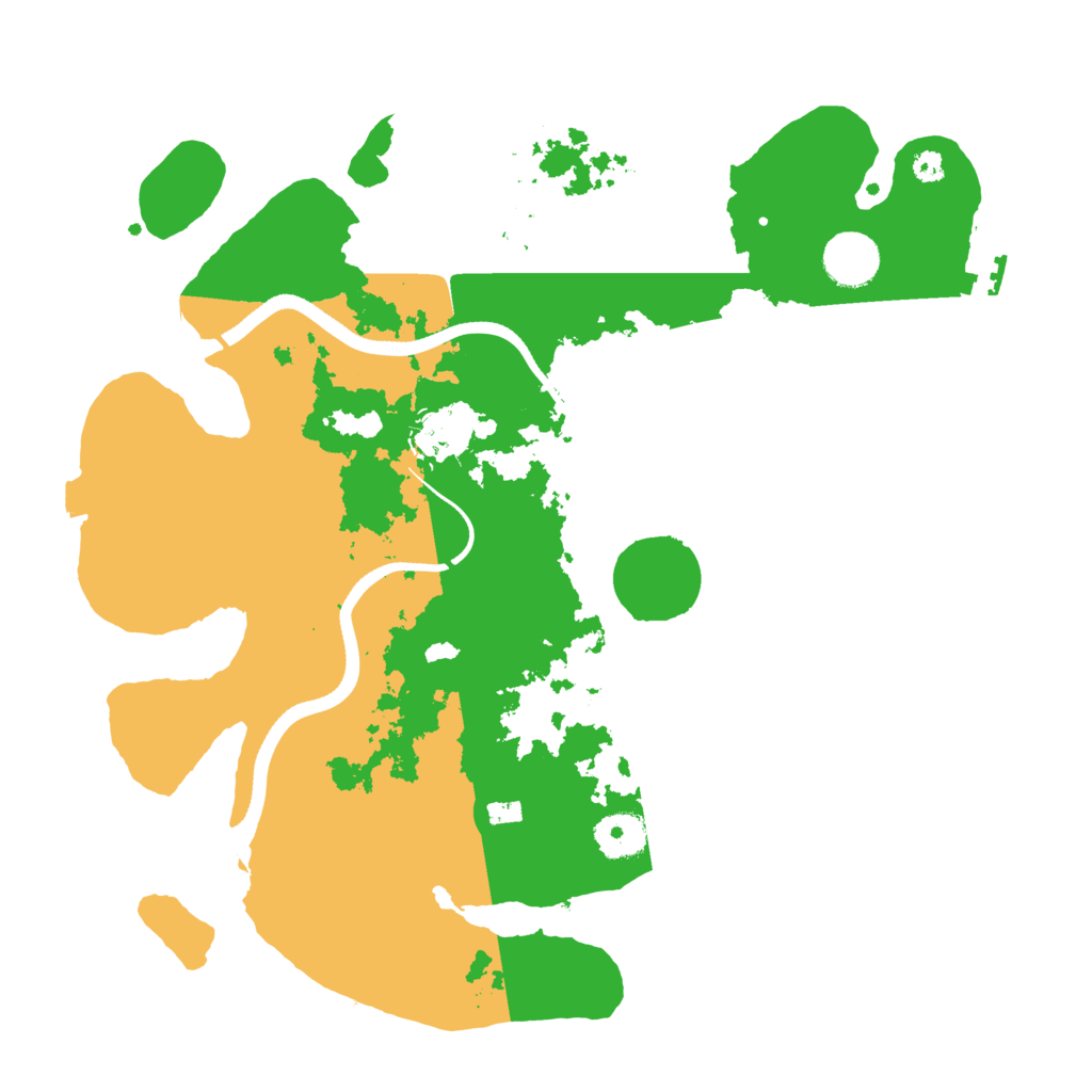 Biome Rust Map: Procedural Map, Size: 3500, Seed: 1972643