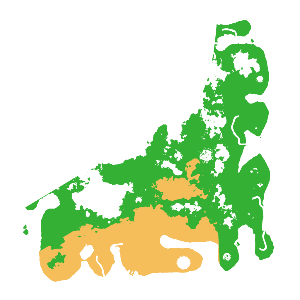 Biome Rust Map: Procedural Map, Size: 4000, Seed: 474373085