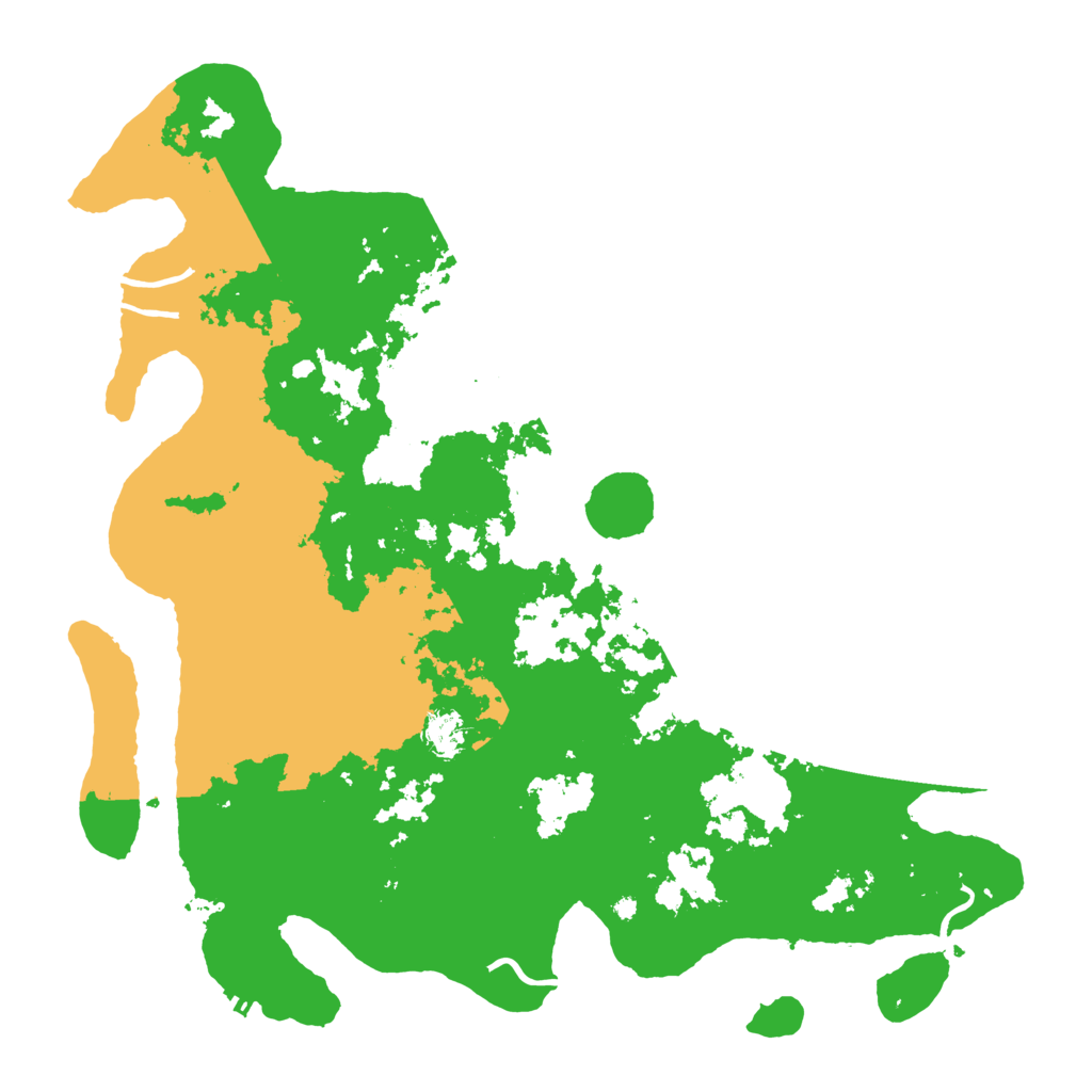 Biome Rust Map: Procedural Map, Size: 4500, Seed: 3516554
