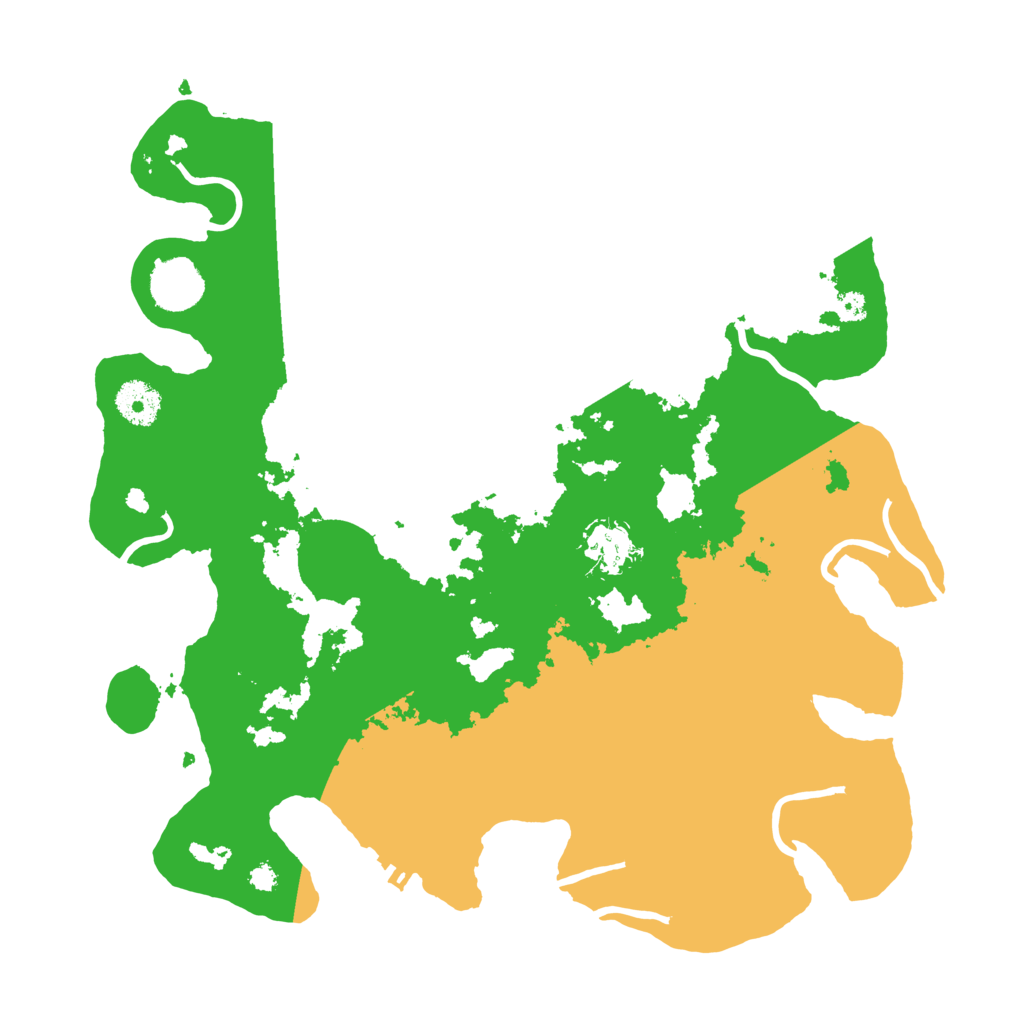 Biome Rust Map: Procedural Map, Size: 3500, Seed: 682507590