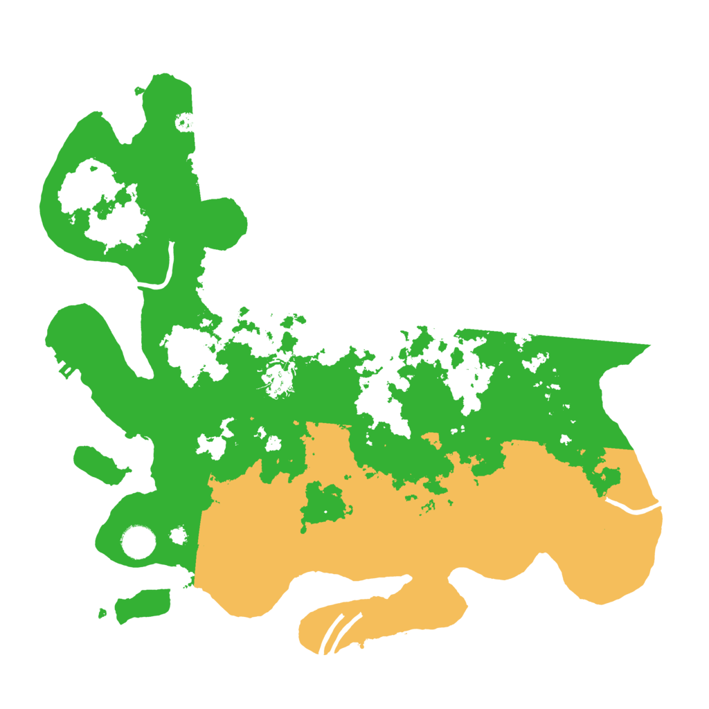 Biome Rust Map: Procedural Map, Size: 3700, Seed: 88888888