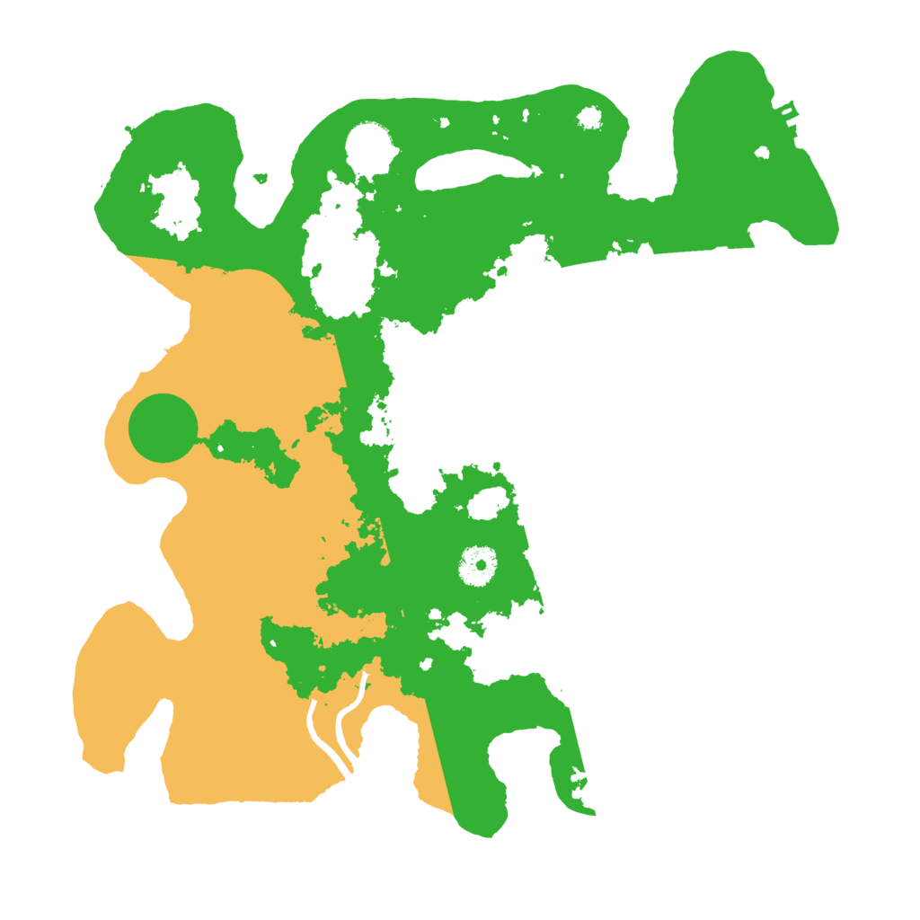 Biome Rust Map: Procedural Map, Size: 3500, Seed: 27903199