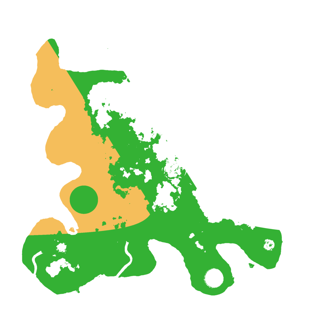 Biome Rust Map: Procedural Map, Size: 3000, Seed: 554985636