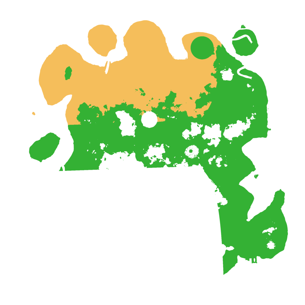 Biome Rust Map: Procedural Map, Size: 3500, Seed: 43225107