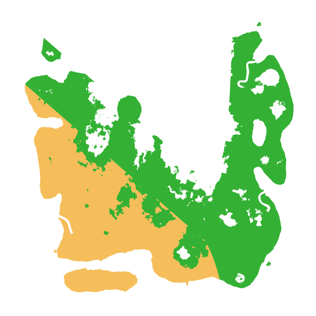 Biome Rust Map: Procedural Map, Size: 3500, Seed: 808539557