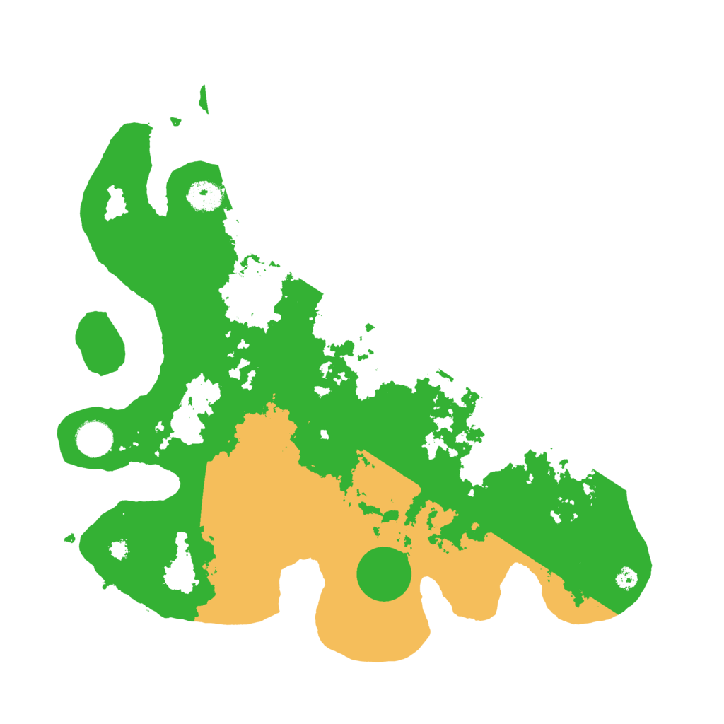 Biome Rust Map: Procedural Map, Size: 3500, Seed: 58000