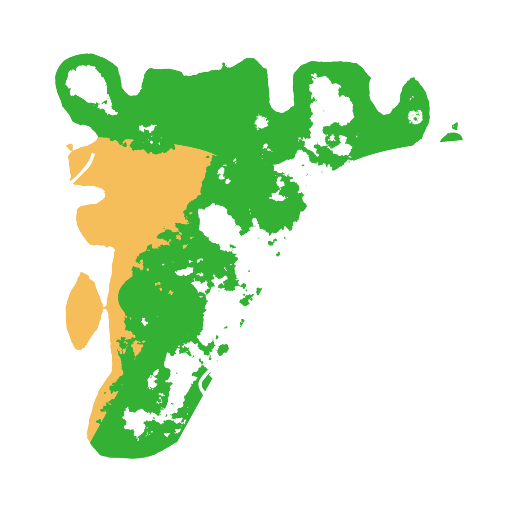 Biome Rust Map: Procedural Map, Size: 3500, Seed: 82156151