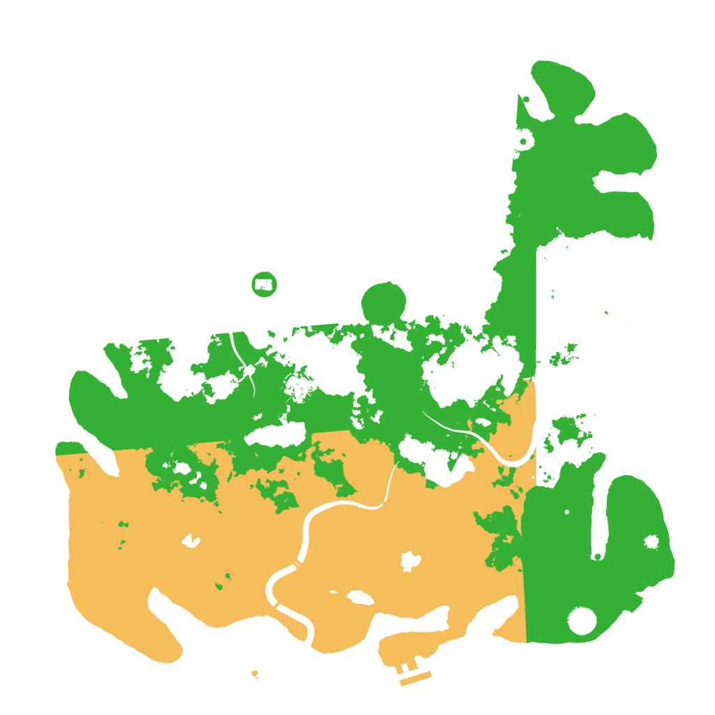 Biome Rust Map: Procedural Map, Size: 4500, Seed: 1575635424