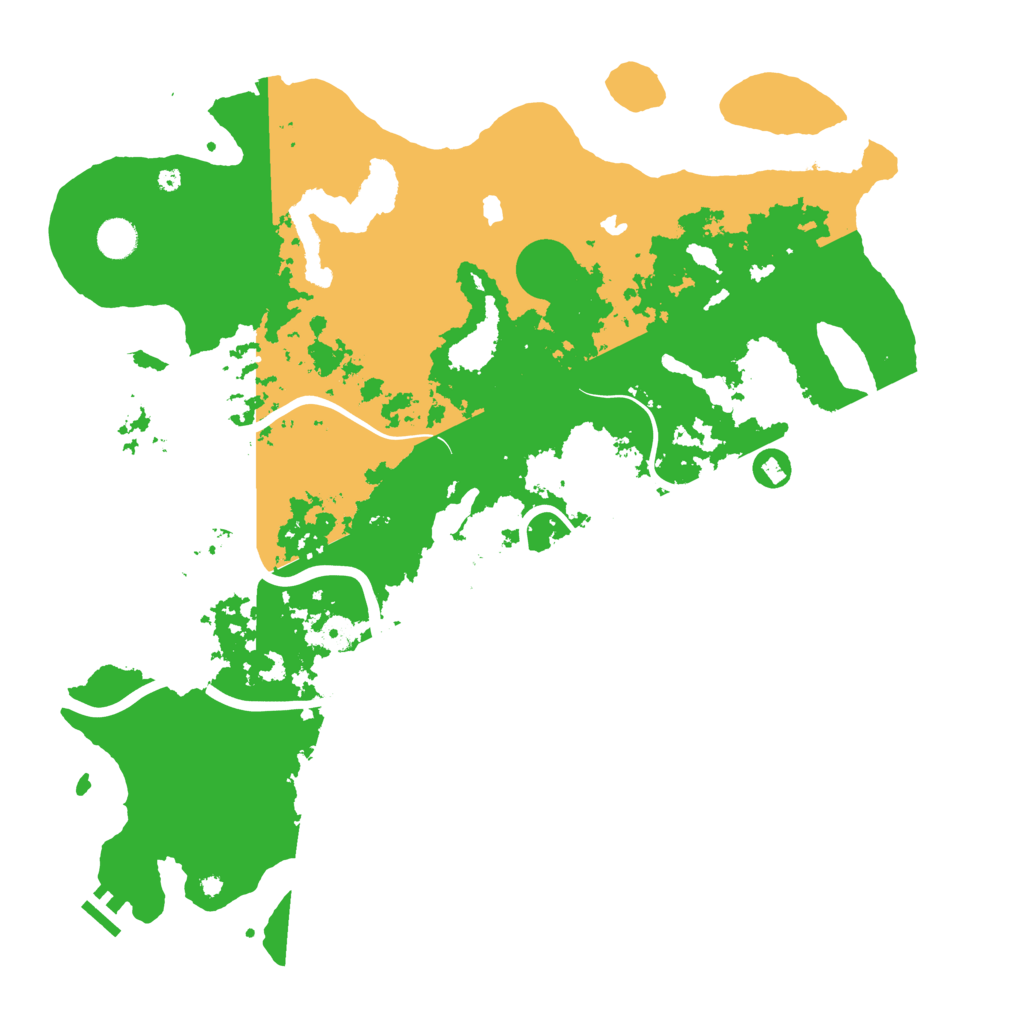 Biome Rust Map: Procedural Map, Size: 4500, Seed: 399467603