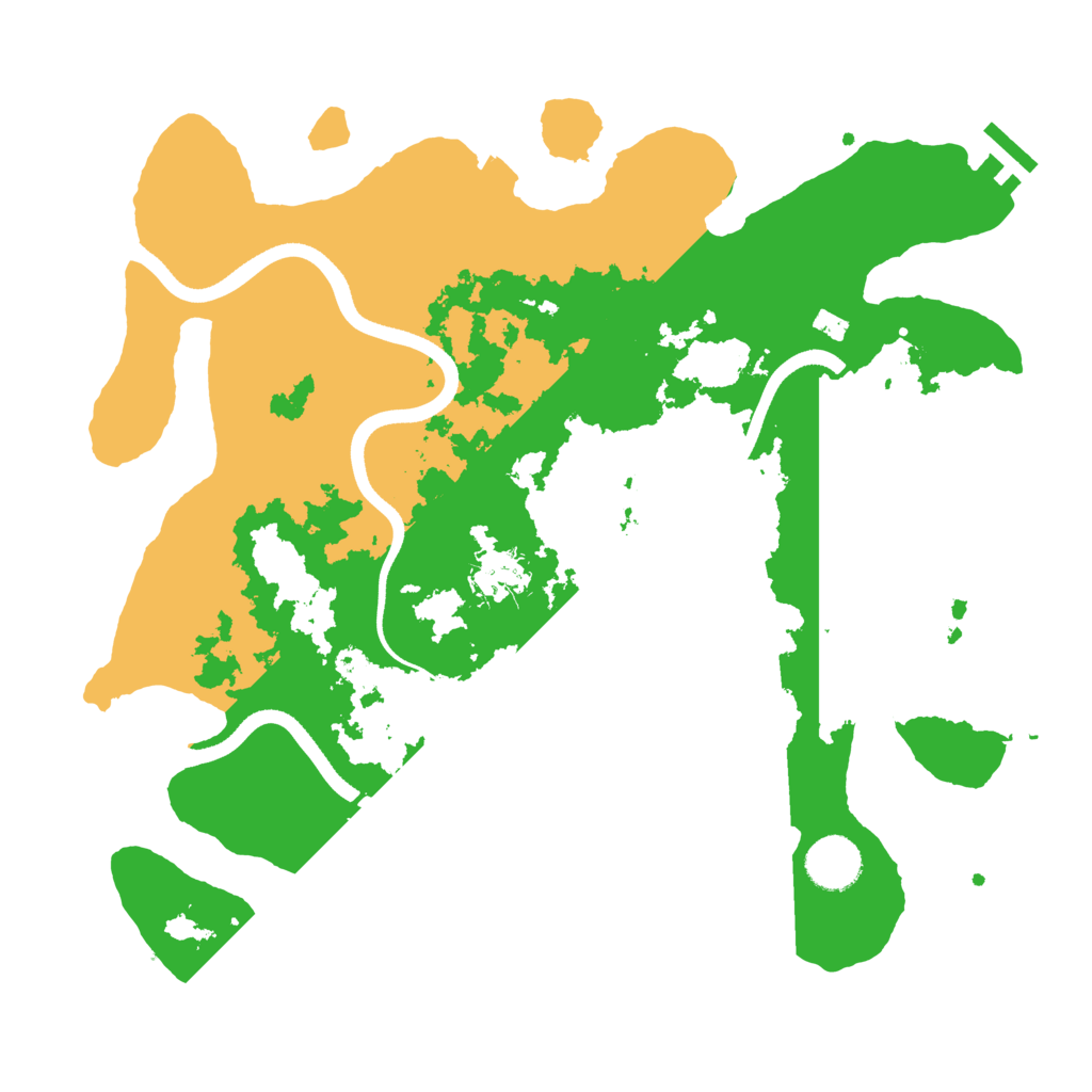 Biome Rust Map: Procedural Map, Size: 3500, Seed: 1182270927