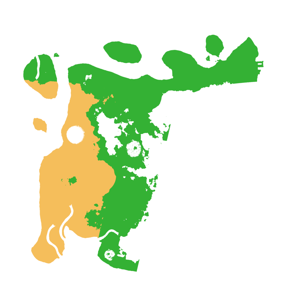 Biome Rust Map: Procedural Map, Size: 3000, Seed: 81312356
