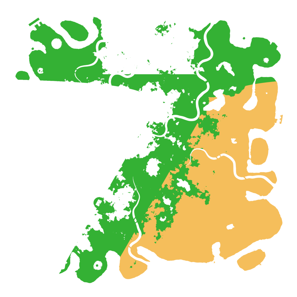 Biome Rust Map: Procedural Map, Size: 5000, Seed: 318887938