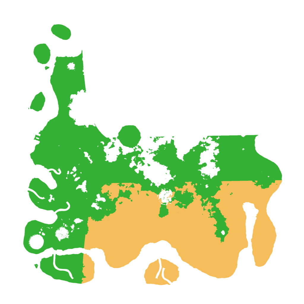 Biome Rust Map: Procedural Map, Size: 3700, Seed: 1018780271