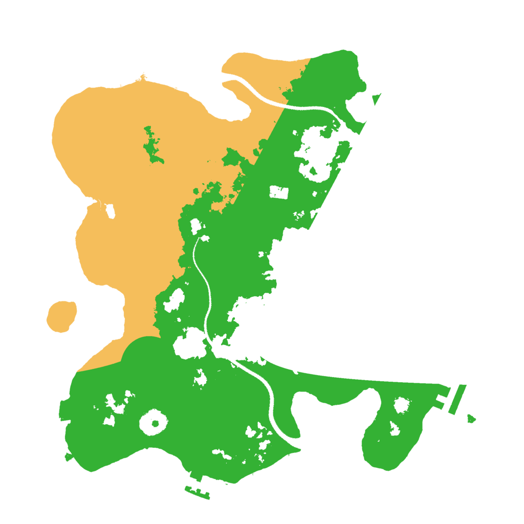Biome Rust Map: Procedural Map, Size: 3000, Seed: 1333735288