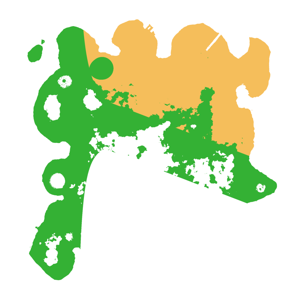 Biome Rust Map: Procedural Map, Size: 3500, Seed: 629820407