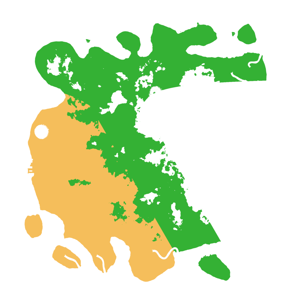 Biome Rust Map: Procedural Map, Size: 3800, Seed: 36789608